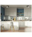 Spot Castelio Plastique,acier,aluminium Noir