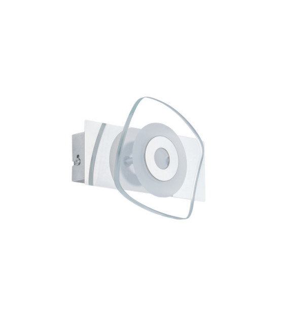 Bill LED wall light Metal alloy Chrome
