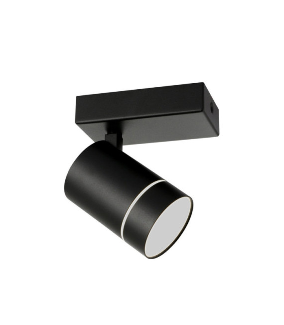 Foco Selma Acero, Aluminio Negro