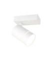 Spot Selma Steel, White Aluminum