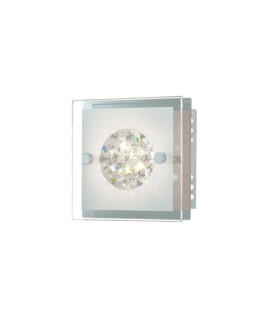 Applique murale LED Declan Alliage métallique Chrome