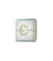 Declan LED wall light Metal alloy Chrome