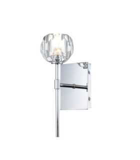 Quoizel wall light Steel, K9 crystal glass Polished chrome