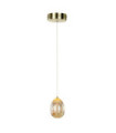 Suspension Huelto Acrylique,acier,aluminium Champagne d'or