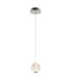 Suspension Rosario Verre,acier,aluminium Chrome