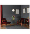 Rosario pendant lamp Glass, steel, aluminum Chrome