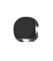 Applique murale extérieur Porso Fonte d'aluminium Noir sablé