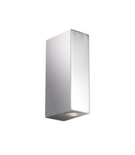Satya exterior wall light Metal alloy Chrome