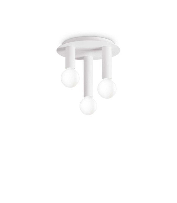 Plafonnier Petit Métal Blanc
