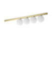 Binomio Ceiling Light Glass, Metal Brass