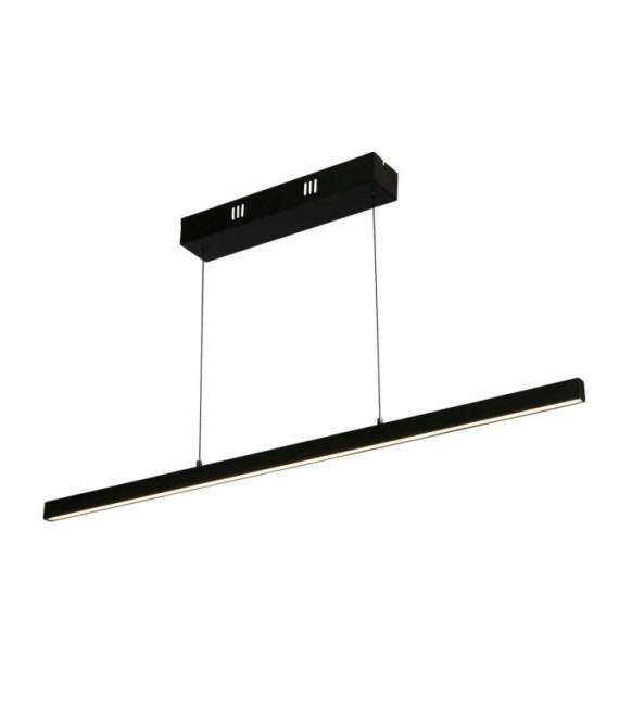 Layla Pendelleuchte Baustahl, Aluminium Schwarz