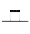 Layla pendant light Mild steel, aluminum Black