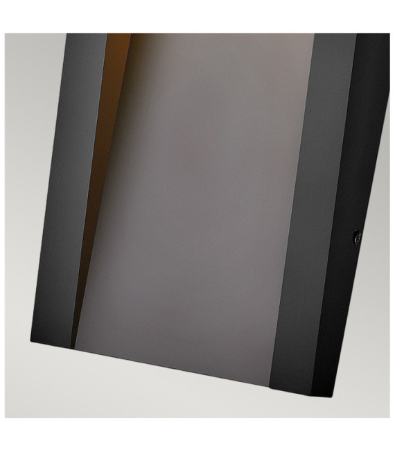 Hinkley Outdoor Wall Light Glass, Weather Resistant Composite Textured Black