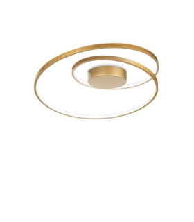 OZ LED ceiling light Metal, Plastic Brushed brass