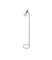 Lampadaire Dulwich Acier doux Noir mat