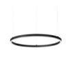 Suspension LED ORACLE Métal,plastique,aluminium Noir