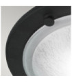 Plafonnier Berwick Verre,Acier Noir
