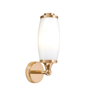 Eliot Wandleuchte Glas, Aluminium Roségold