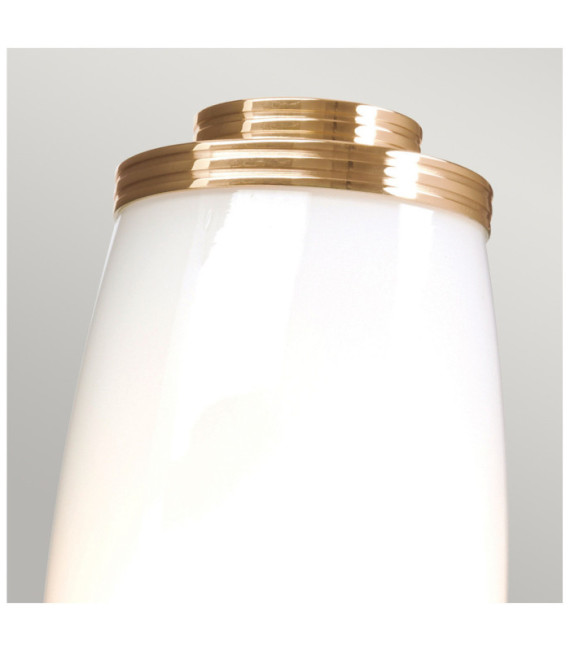 Lampada da parete Eliot Vetro, Alluminio Oro Rosa