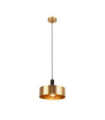 Knox pendant light Mild steel Gold, Black