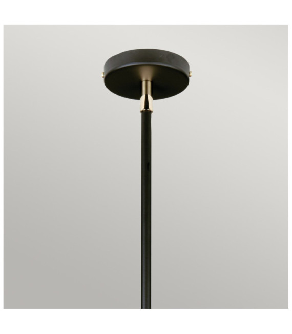 Lámpara colgante Balance pantalla acero negro