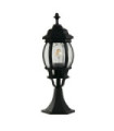 Outdoor floor lamp Bel Aluminum, Black glass