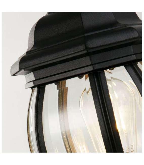 Lampe sur pied extérieur Bel Aluminium,verre Noir