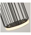 Circolo LED pendant light Aluminum, mild steel White, black sand