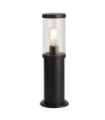Borne de jardin Bakerloo Aluminium,verre Noir