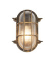 Lampe sur pied extérieur Bulkhead Aluminium Clair, or noir
