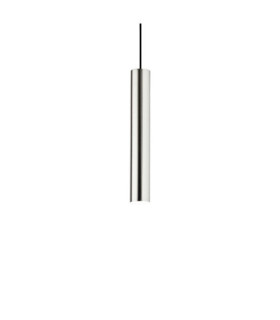 Lampada a sospensione a LED con aspetto metallo nichel