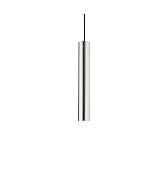 Suspension LED Look Métal Nickel