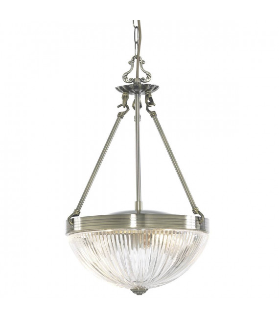 plafonnier ventilateur vintage 2 ampoules e27 max 60w brun patiné
