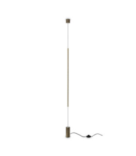 FILO Lampada a sospensione LED Vetro, Metallo, PVC Ottone