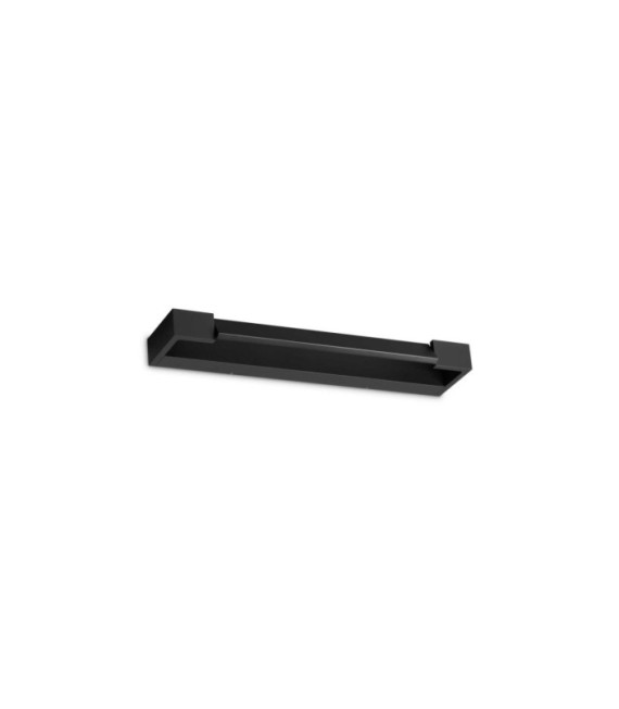 Balance LED-Wandleuchte Kunststoff, Aluminium Schwarz