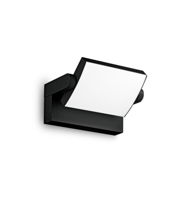 Aplique de exterior SWIPE Metal, Plástico negro