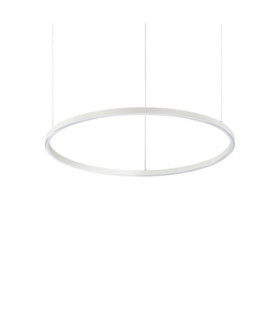 ORACLE Lámpara colgante LED Metal, plástico, aluminio Blanco