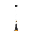 Suspension Etoile Résine,Acier Noir mat, feuille d'or