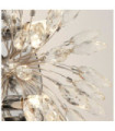 Applique murale Peacock Acier doux,cristal Chrome