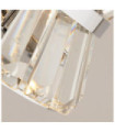 Applique murale Uptown Acier doux,verre Chrome