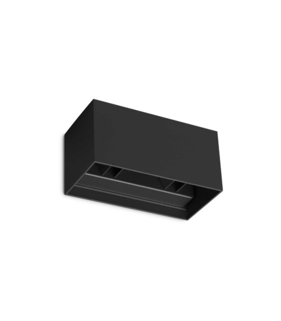 Aplique de exterior Atom Metal Negro