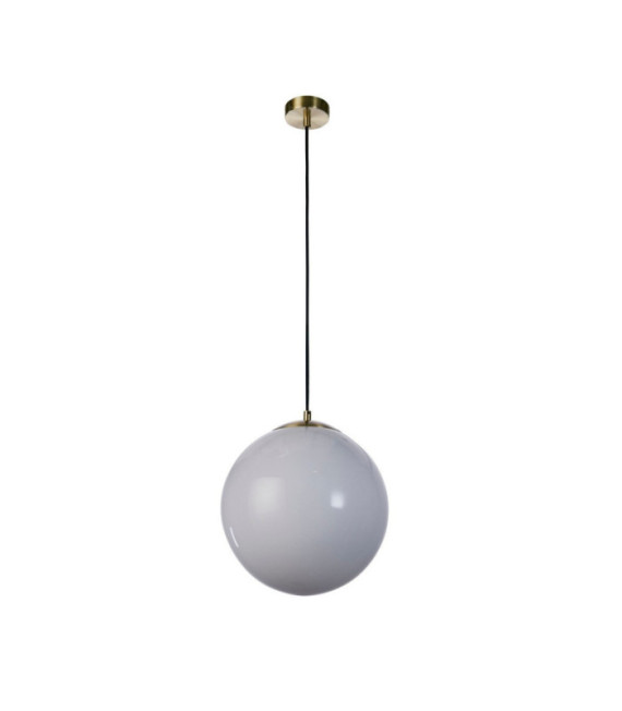 Lampada a sospensione Atom Acciaio dolce, vetro Ottone