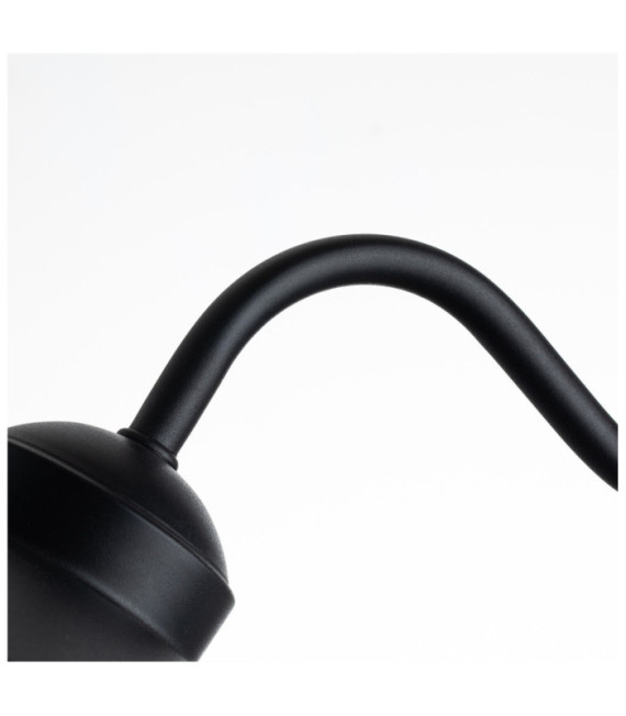 Klampenborg Außenwandleuchte Transparentes Glas, Edelstahl 304 Schwarz