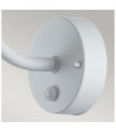 Klampenborg outdoor wall light Transparent glass, 304 stainless steel White