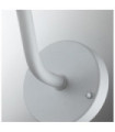 Applique murale extérieur Klampenborg Verre transparent,acier inoxydable 304 Blanc