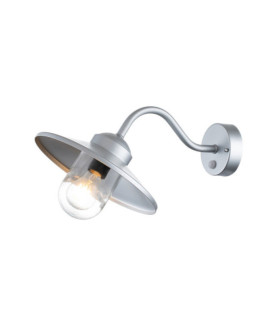 Klampenborg outdoor wall light Transparent glass, 304 stainless steel Silver