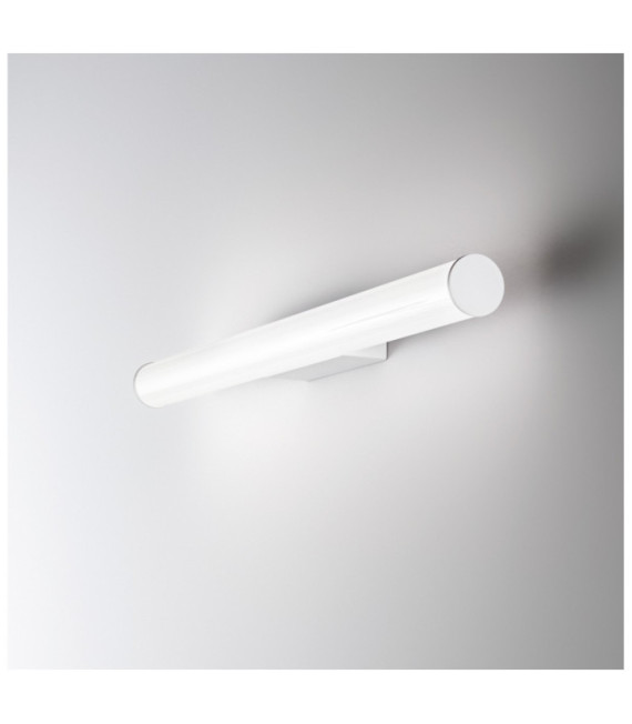Lampada da parete a LED PRETTY Metallo, plastica bianca