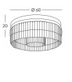 PRISMA Ceiling Light 12 lights - 2