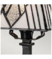 Alderley table lamp Steel, art glass Vintage bronze