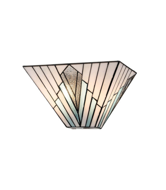 Alderley Wandleuchte Kunstglas, Stahl Vintage Bronze